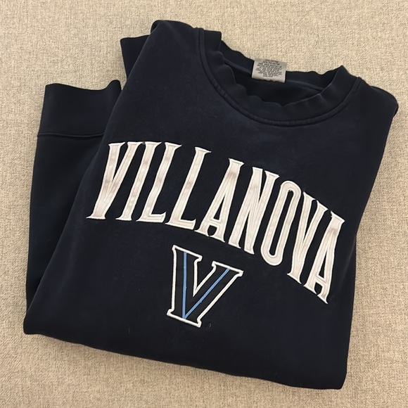 Villanova University Long Sleeve Crewneck Navy XL - Picture 9 of 9